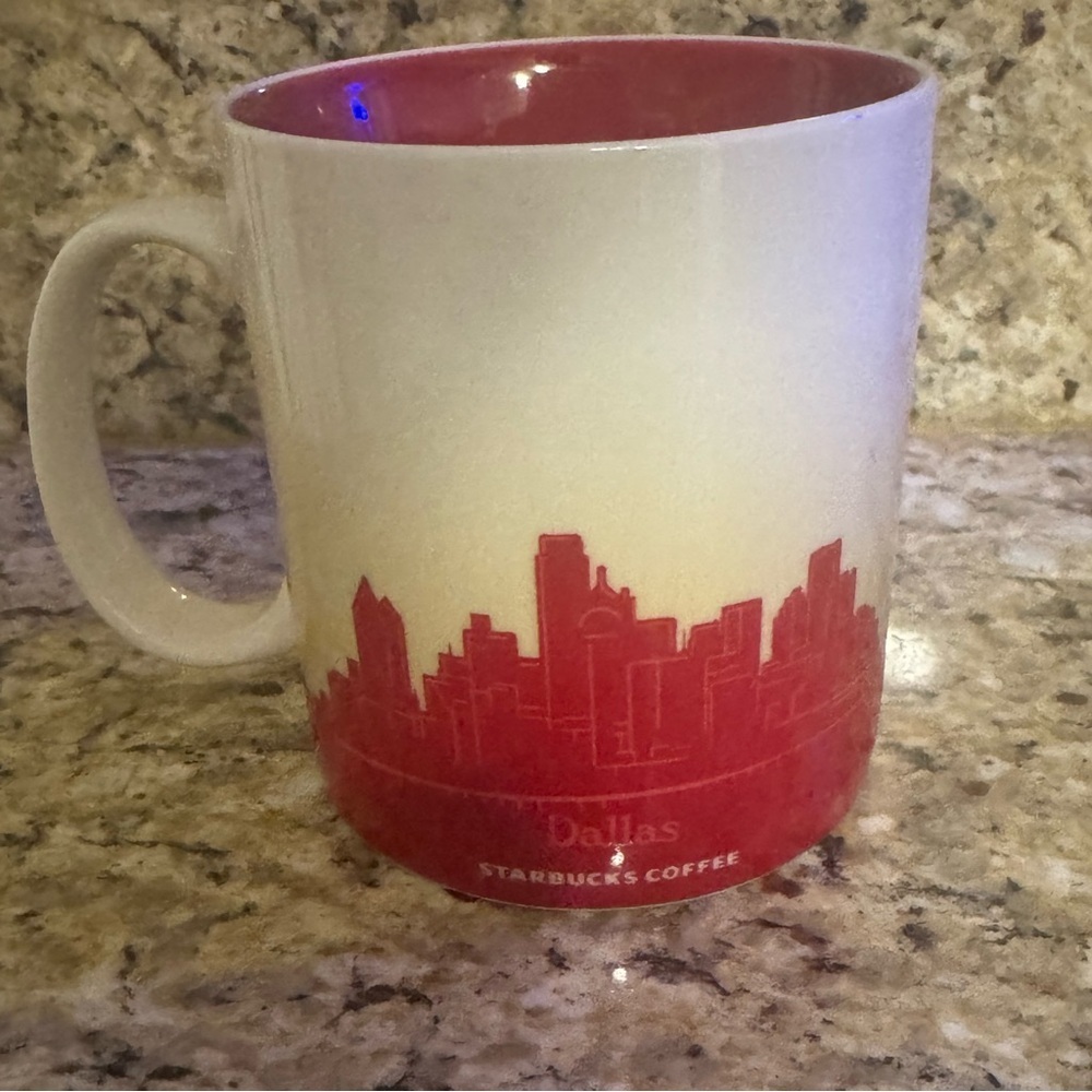 Starbucks DALLAS TX Texas Collector Series 16 oz City Coffee Tea Mug Cup 2009 - Picture 3 of 3